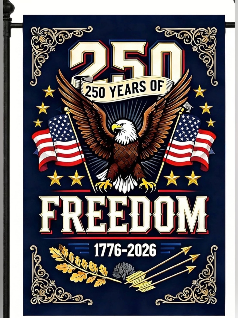 Freedom Patriotic Garden Flag